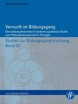 cover image of Vernunft im Bildungsgang